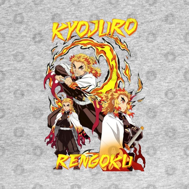 Kyojuro Rengeku Demon Slayer by Pure Touch